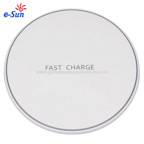 Chargeur sans fil Qi 10W de fabrication directe pour Samsung Galaxy S7 / S8 / S9