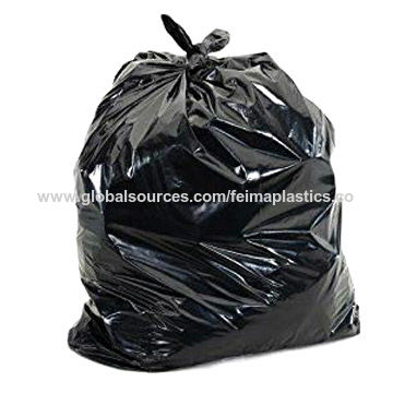 White Plastic Trash Can Waste Basket Liner Garbage Bag - China