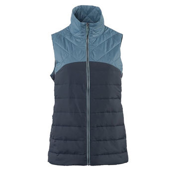 long down vest with hood