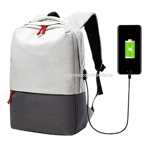 school backpack with charger