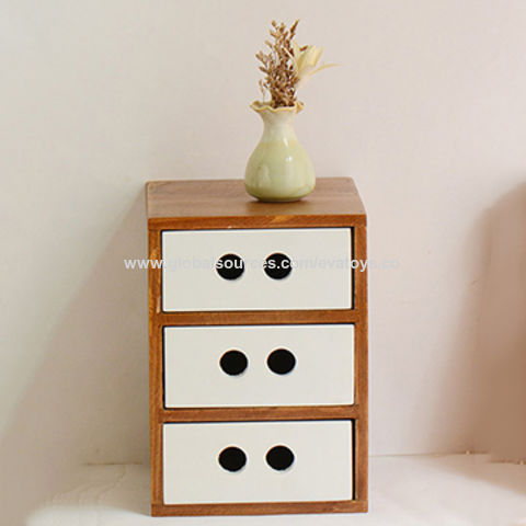 Buy Wholesale China High Quality 3 Layer Wooden Small Cabinet Drawers With  Best Price W08c258 & Wooden Small Cabinet Drawers at USD 3