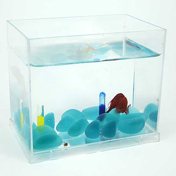 Bulk Buy China Wholesale New Small Aquarium Mini Fish Tank With