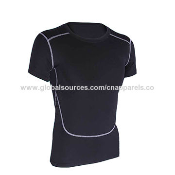 Camisetas de compresión ajustadas para correr