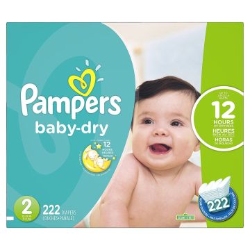 Buy Wholesale United States Pampers Baby Dry Diapers Size 2, 222 Count ...