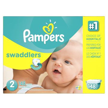 Buy Wholesale United States Pampers Size 2 Swaddlers Diapers, 148 Count ...