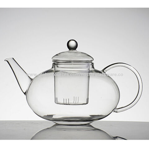 Buy Wholesale China Heat Resistant 1300ml Large Glass Teapot