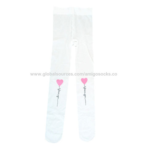 Leotardos estampados con brillo para niñas, medias de verano para niños for sale at factory direct price
