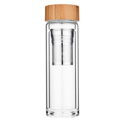 BUY NOW, 1000ML-1500ML Thickened Glass Lid Water Bottle