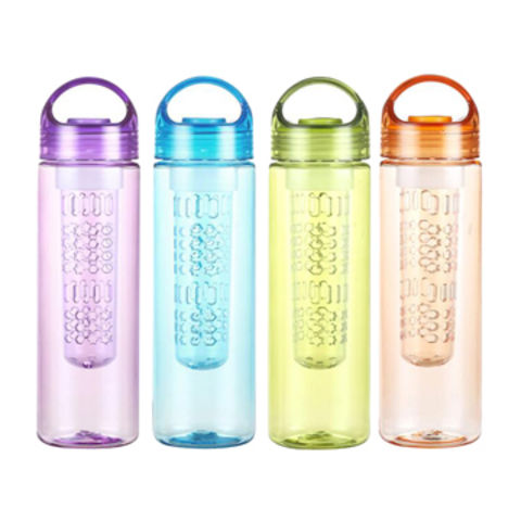 Bpa free fruit infuser water bottle with tea filter for sale at factory direct price
