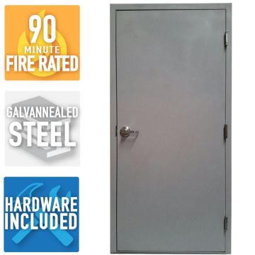 Half Hour Fire Rated Metal Door - China Fireproof Door, Steel Fire Door