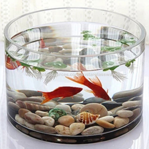 Buy Wholesale China 10'' Glass Fish Bowl, Cylinder Shape & 10'' Glass Fish  Bowl At Usd 4 | Global Sources