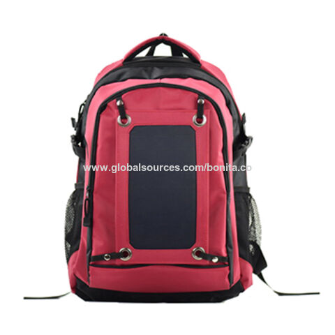 waterproof solar panel backpack