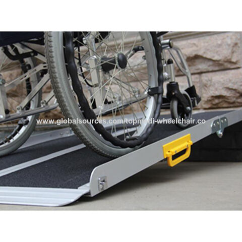 Buy Wholesale China Aluminum Telescopic Portable Wheelchair Ramp With ...