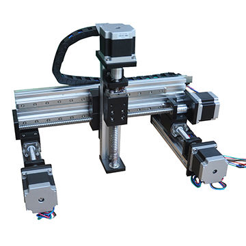 Buy Wholesale China Ball Screw Xyz Aluminium Guide Rail Linear Stage ...
