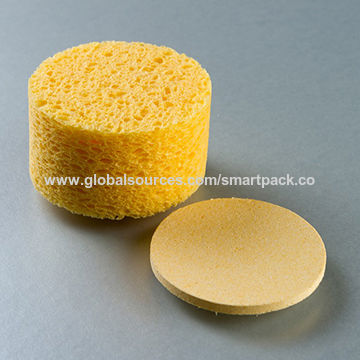 Usage de la cuisine éponge de nettoyage du tampon de lavage jaune éponge en  cellulose - Chine Éponge de nettoyage et éponge prix