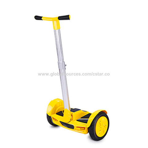 Buy Wholesale China 10-inch Yellow Electric Smart Self-balance Scooter With Handle For Adults/wholesale & Self-balance Hoverboard at USD 150 Global Sources