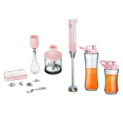 Buy Wholesale China Pink Hand Blender, With Blue Led Light,stepless Speed  Control,400w,blending, Ice Crushing,potato Mas & Hand Blender at USD 10.5