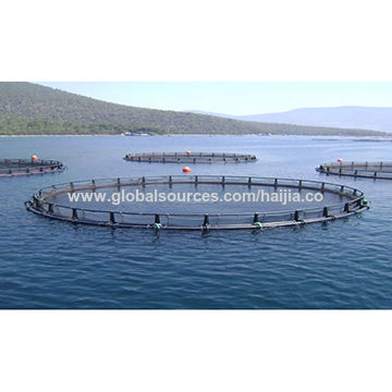 Hdpe Tilapia Fish Farming Net Cages 400mm Diameter Floating Pipe