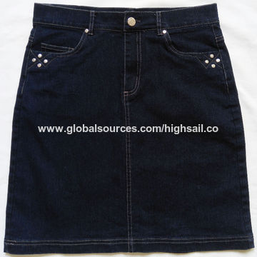 Damen Jeansröcke im Großhandel for sale at factory direct price