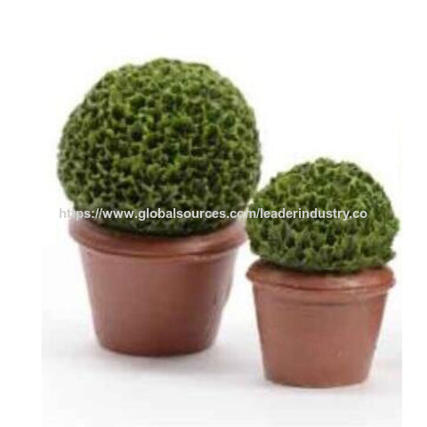 Mini Pots de Fleurs en Polyrésine, Kit de Jardin de Fées pour Ornements de Jardin en Gros