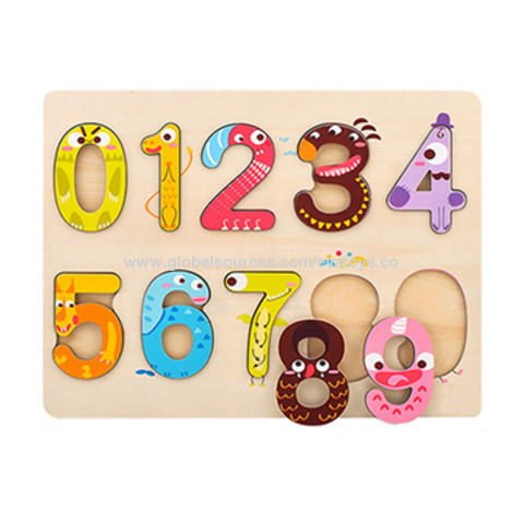 Wooden Numbers Puzzle