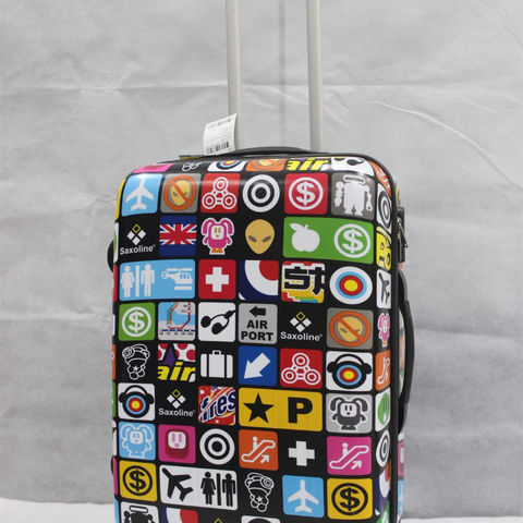printed suitcase