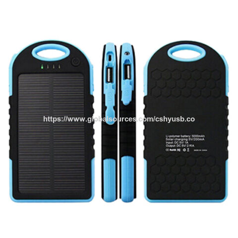 Batterie Externe 2019 Nouvelle 5000mAh 10000mAh Chargeur Solaire Power Bank pour HTC/iPhone - Vente en gros for sale at factory direct price