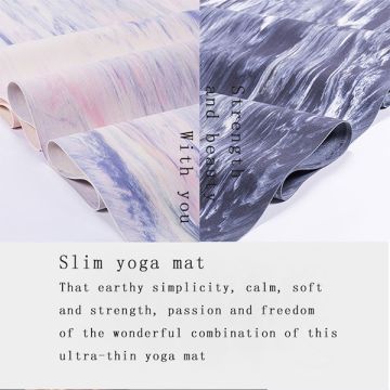 Custom Printed Friendly Rubber Foldable Round Yoga Mat with Strap/Packing  Box - FDT Rubber