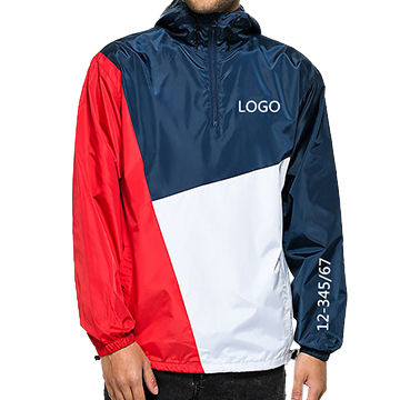 nylon pullover windbreaker