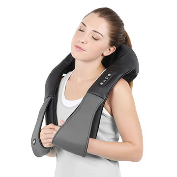 Naipo Shiatsu Back and Neck Massager with Heat 3D Deep Kneading MGS-801