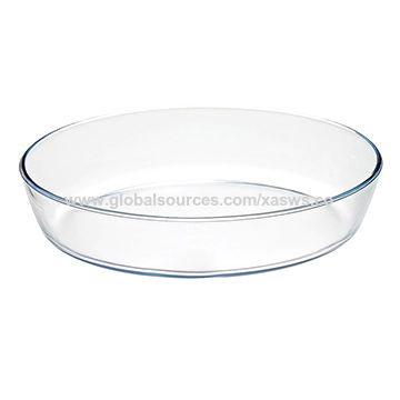 high borosilicate glass baking dish with
