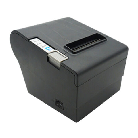POS Receipt Printer WiFi 80mm Direct Thermal Printer with USB Serial Ethernet WiFi 4.0 Support Android iOS Windows PC 300mm/sec Wireless Printing ESC/POS Black