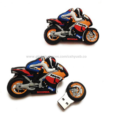 16GB Cool Motorcycle Motorbike Racer Memory Stick USB 2.0 Flash Drive 