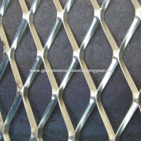 China 0.9mm thick aluminum expanded wire mesh on Global Sources ...