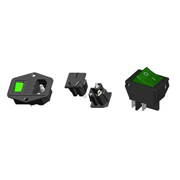 China 2 pin on off rocker switch 12A 250V ENEC CB KC UL cUL VDE RoHS ...