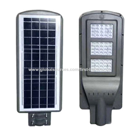 Farola LED Solar de 60W con Sensor de Luminosidad (encendido/apagado automático) y Detector Infrarrojo Inteligente