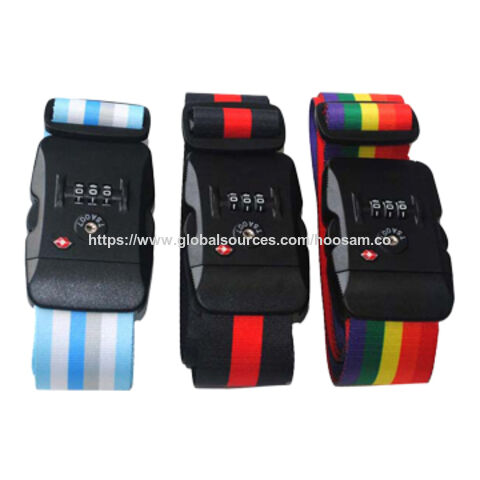 Cinturones de Seguridad para Equipaje con Candado TSA, Venta al por Mayor con Longitud de 180cm