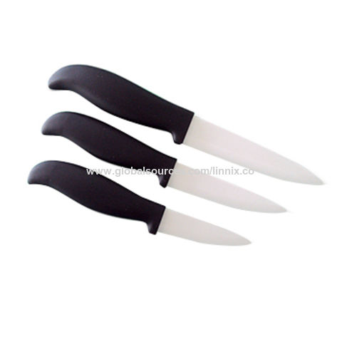Wholesale 3 Piece Ceramic Knife Set, Kitchen Ceramic Blade Knife Set