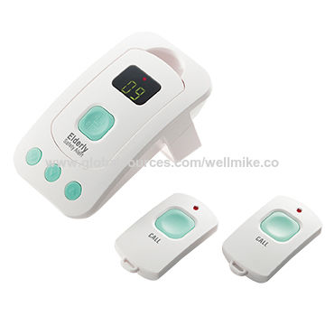 Elderly Security Alert with USB Rechargeable Base and Multiple Remotes Available for sale at factory direct price