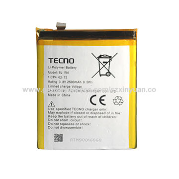 Mobile Phone Battery For Tecno Bl-w4, Li-polymer