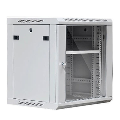 رف تثبيت على الحائط 9U 600 × 450 مم، خزانة رف لخادم سويتش for sale at factory direct price