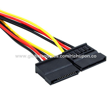 Red CP TECHNOLOGIES CL-SATA-18 SATA Cable 1.5 7 Pin Serial ATA F/F 