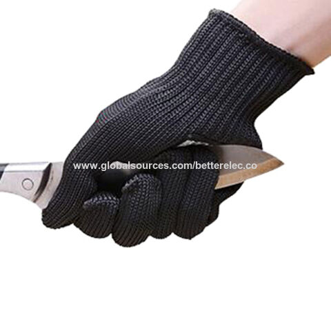 Gants Anti Coupure Gants de Travail Protection Haute Performance Niveau 5  Gant Protection Cuisine pour Découpe de Viande, Filet de Poisson,  Mandoline, D'huîtres et Sculpture (L1)