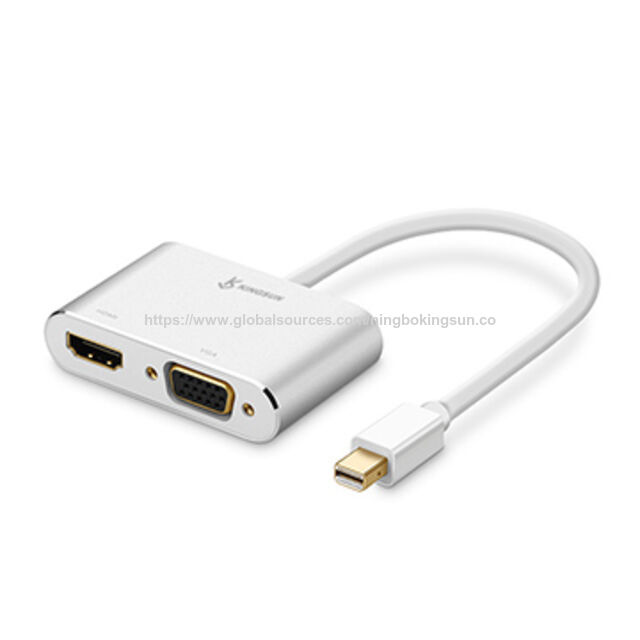 Adaptador de pantalla dual USB 3.1 Tipo C a VGA HDMI 4K UHD for sale at factory direct price