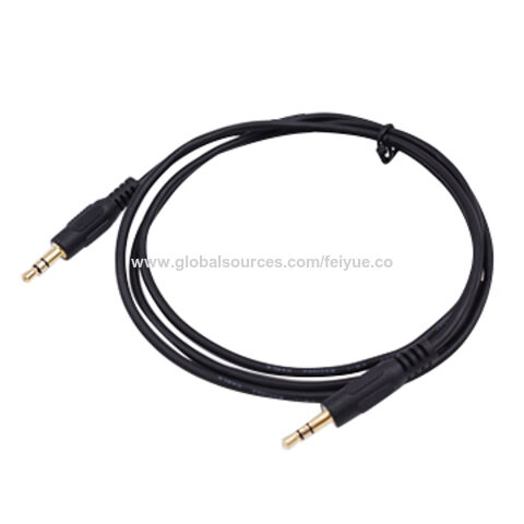 Buy Wholesale China High-quality 3.5mm Aux Cable/stereo Audio Cable, Male  To Male Gold-plated Factory Provide Directly & Audio Cable at USD 0.8