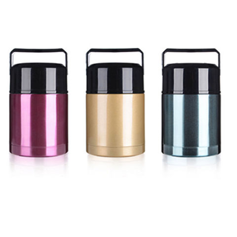 Isolierbehälter für Lebensmittel aus Edelstahl, Vakuumisoliert, Fassungsvermögen 750 ml & 1000 ml. Perfekt für Gastronomie und Transport. for sale at factory direct price