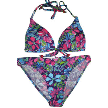 Ladies' Bikini with Cool Floral Prints, Special Bra Design, Adjustable ...