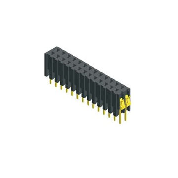 China 2.0mm PCB Socket in Douar Rows with 7.2mm Insulator Height, RoHS ...