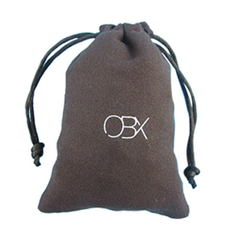 microfiber pouch with drawstring