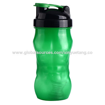 1pc protein shaker bottle with mixball blender bottle fitness gym water  bottle